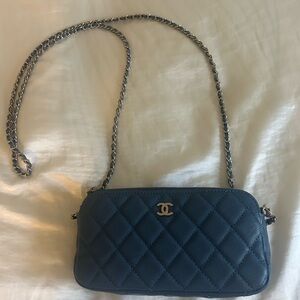 Blue Chanel Crossbody bag
